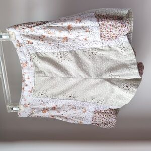 American Eagle Patchwork High Waisted Floral Shorts | Size Medium |